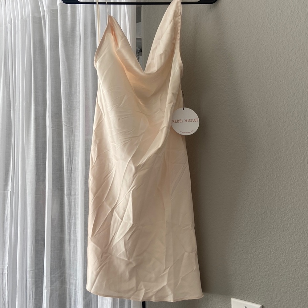 silk white dress